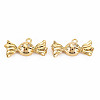 Rack Plating Brass Micro Pave Clear Cubic Zirconia Pendants KK-S360-159-1