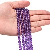 Natural Amethyst Beads Strands G-C073-6mm-3-5