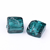 Handmade Silver Foil Lampwork Beads X-FOIL-S006-12x12mm-04-3