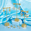 18Pcs 3 Style Brass Clip-on Earring Findings FIND-SC0003-96G-4