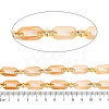 Rack Plating Acrylic & CCB Plastic Chain CHAC-H001-01K-2