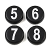 Opaque Acrylic European Beads AC-CBA1794-02-1
