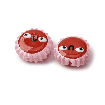 Fuuny Baking Paint Glass Enamel Beads LAMP-Q045-01H-1