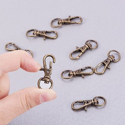 Alloy Swivel Lobster Claw Clasps IFIN-PH0023-17-1