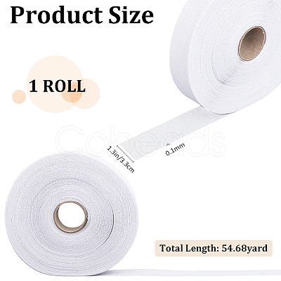 Polyester Suit Trouser Waist Lining DIY-WH20028-05B-1