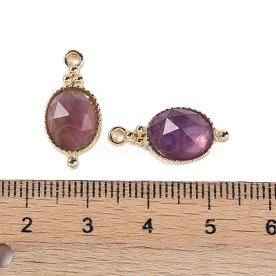 Natural Amethyst Faceted Pendans KK-L218-003G-02-1