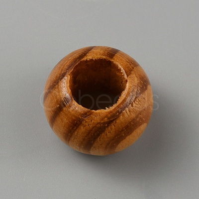 Painted Wood Beads WOOD-WH0124-29-1
