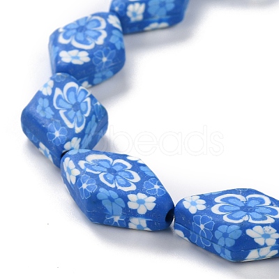 Handmade Polymer Clay Beads Strands CLAY-G107-01-1