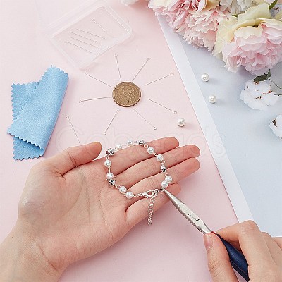 30Pcs 925 Sterling Silver Eye Pins STER-BC0002-59B-1
