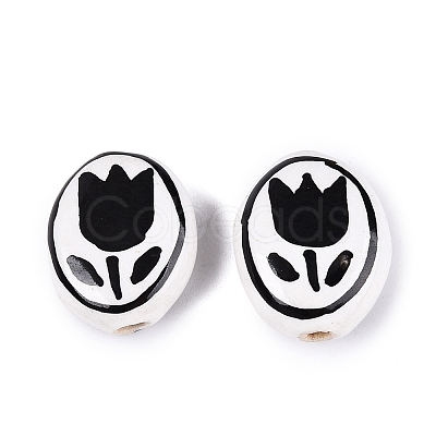 Handmade Porcelain Beads PORC-N013-10A-1