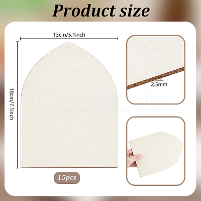 Unfinished Wood Sheets WOCR-WH0004-018A-1