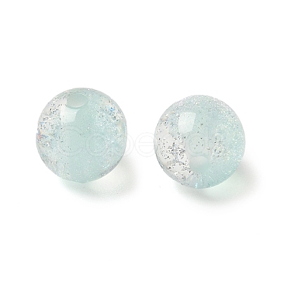 Two Tone Resin Beads RESI-Q025-02A-F-1