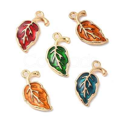 Eco-friendly Alloy Enamel Pendants PALLOY-M212-17G-1