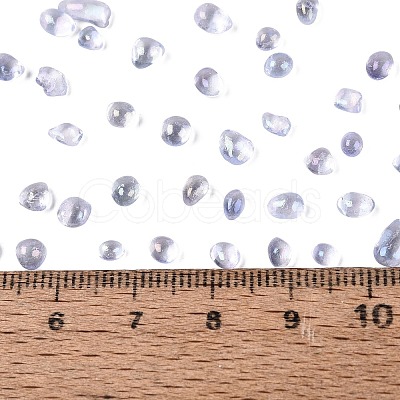 Transparent Electroplate Glass Beads EGLA-Q138-01G-1