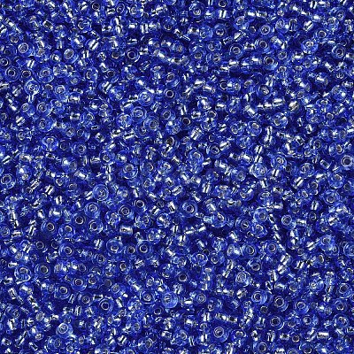 11/0 Grade A Round Transparent Glass Seed Beads X-SEED-Q007-F43-1