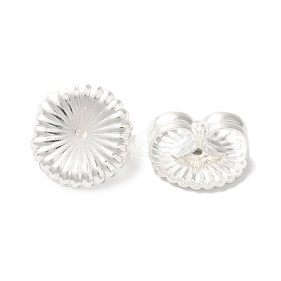 Brass Earring Nuts KK-K383-25A-S-1