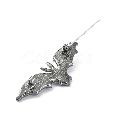 Alloy Glass Rhinestone Brooches JEWB-R017-11-1