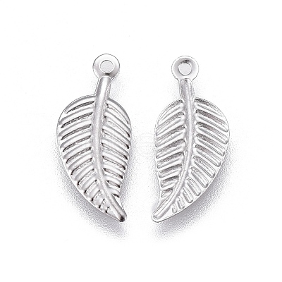 Tarnish Resistant 304 Stainless Steel Charms X-STAS-P236-18P-1