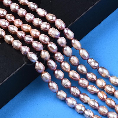 Natural Cultured Freshwater Pearl Beads Strands PEAR-N012-06A-1