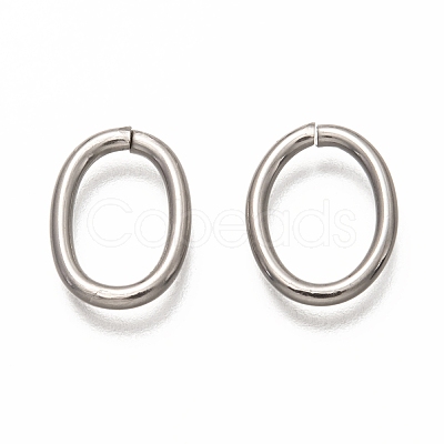 Non-Tarnish 304 Stainless Steel Open Jump Rings STAS-H133-07P-1