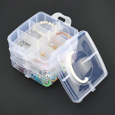 Plastic Bead Containers CON-S034-1