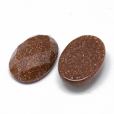 Synthetic Goldstone Cabochons G-T073-16L-1