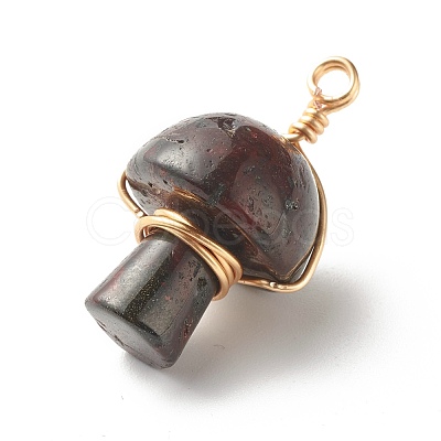 Natural Mixed Gemstone Pendants PALLOY-JF01134-1