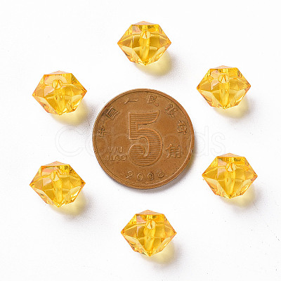 Transparent Acrylic Beads X-TACR-S154-15B-81-1