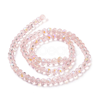 Electroplate Glass Beads Strands X1-EGLA-A034-T4mm-L18-1