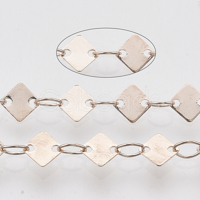 Soldered Brass Link Chains CHC-T008-02RG-1