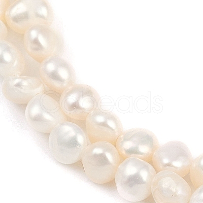 Natural Cultured Freshwater Pearl Beads Strands PEAR-P064-19D-05A-1