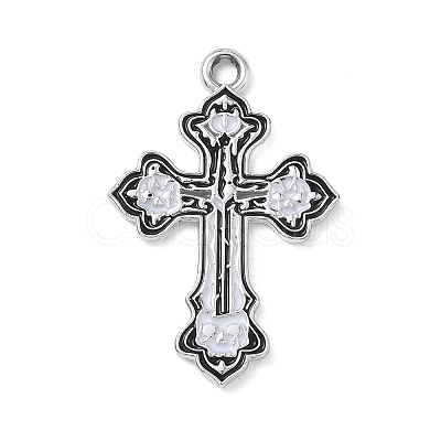 Halloween Alloy Enamel Pendants AL-CBA492B-01G-P-1