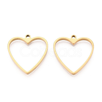 201 Stainless Steel Pendants STAS-T064-84G-01-1