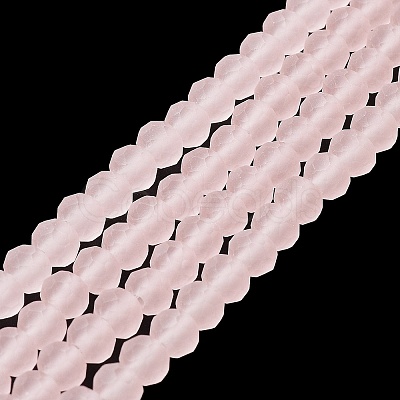 Transparent Glass Beads Strands X1-EGLA-A034-T6mm-MD22-1