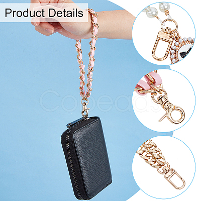 WADORN 3Pcs 3 Style Wrist Phone Case Pendant Decoration & Wristlet Bag Straps AJEW-WR0001-91B-1