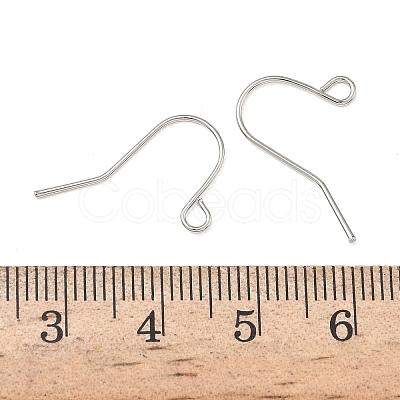 SHEGRACE Brass French Hooks with Loop XGR0002P-02P-1