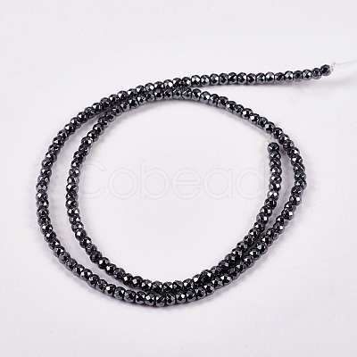 Non-Magnetic Synthetic Hematite Beads Strands G-Q410-1