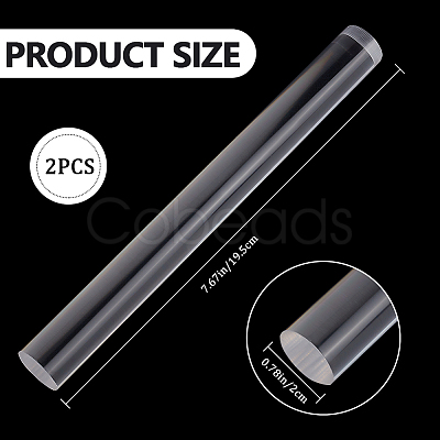 Acrylic Rolling Pin DIY-CP0011-22A-1