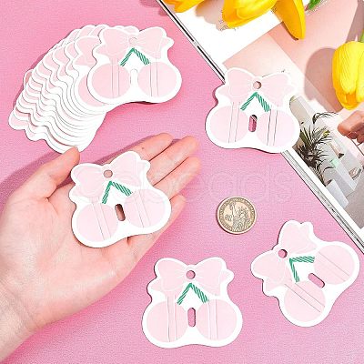 Paper Hair Clip Display Cards DIY-WH0199-79-1