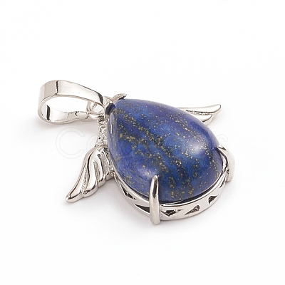 Natural Lapis Lazuli Pendants G-I275-02K-1