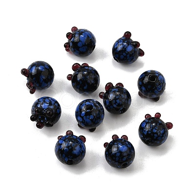 Handmade Lampwork Bumpy Beads LAMP-V002-01A-1