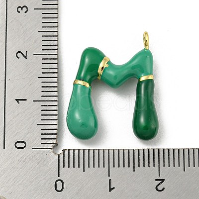 Brass Enamel Pendants KK-E093-03G-M-1