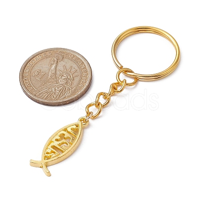 Brass & Tibetan Style Alloy Keychain KEYC-JKC00555-1