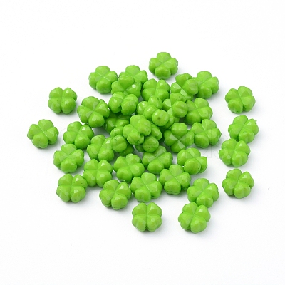 Opaque Acrylic Beads X-SACR-R786-07A-1