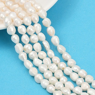 Natural Cultured Freshwater Pearl Beads Strands PEAR-P064-20C-01A-1