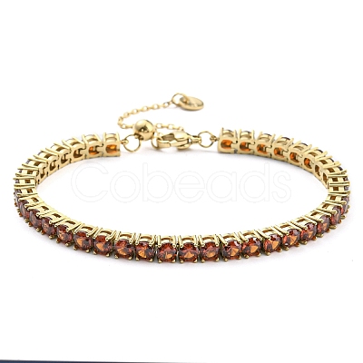 Rhinestone Bracelet BJEW-C049-01G-02-1