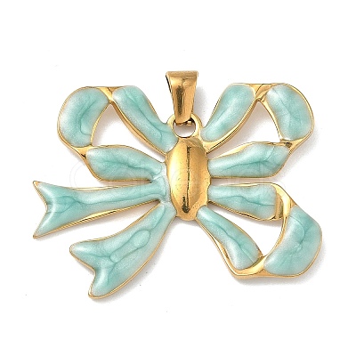 304 Stainless Steel Pendants STAS-D224-07G-01-1
