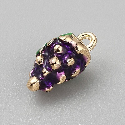 Alloy Enamel Pendants FIND-CJC0024-48E-1