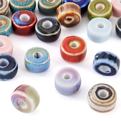 20Pcs Handmade Porcelain Beads PORC-TA0001-32-1
