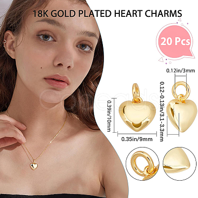 Brass Pendants KK-BBC0024-55B-G-1